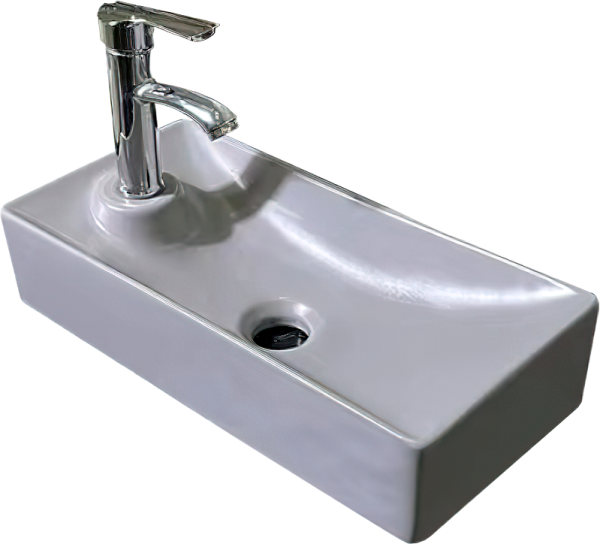 Раковина маленькая в туалет SantiLine SL-2009RMG