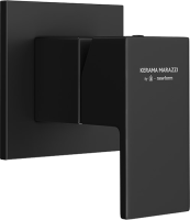 Встраиваемый смеситель для душа и ванны KERAMA MARAZZI Futura 66475EKM.01.093 черный матовый