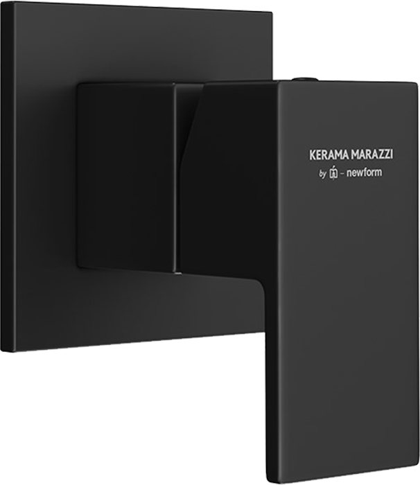 Встраиваемый смеситель для душа и ванны KERAMA MARAZZI Futura 66475EKM.01.093 черный матовый