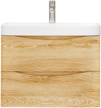 Тумба под раковину без столешницы Velvex Clay 70.2Y дуб верона