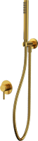 Душевой комплект WHITECROSS Y YSET02GLB С ВНУТРЕННЕЙ ЧАСТЬЮ, брашированное золото