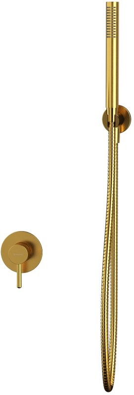 Душевой комплект WHITECROSS Y YSET02GLB С ВНУТРЕННЕЙ ЧАСТЬЮ, брашированное золото