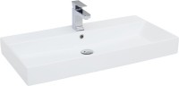 Мебель для ванной комнаты Aquanet Nova Lite 85 белая глянцевая, 2 ящика