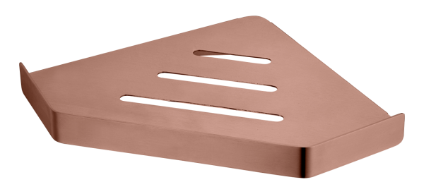 Полка Boheme New Venturo 10318-BRB угловая, brushed bronze