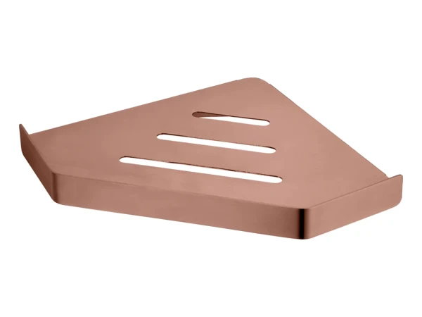 Полка Boheme New Venturo 10318-BRB угловая, brushed bronze