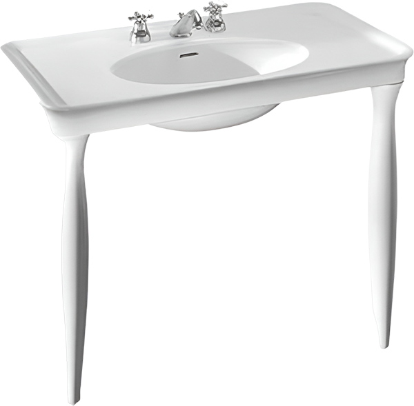 Раковина Hatria Dolcevita Y0F001 100 см, с ножками