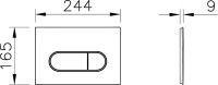 Комплект Унитаз подвесной VitrA Shift 7742B003-0075 белый глянцевый + Крышка 91-003-009 с микролифтом, петли хром + Инсталляция V-Fix Core 732-5800-01PV + Кнопка Root Round 740-2280 хром