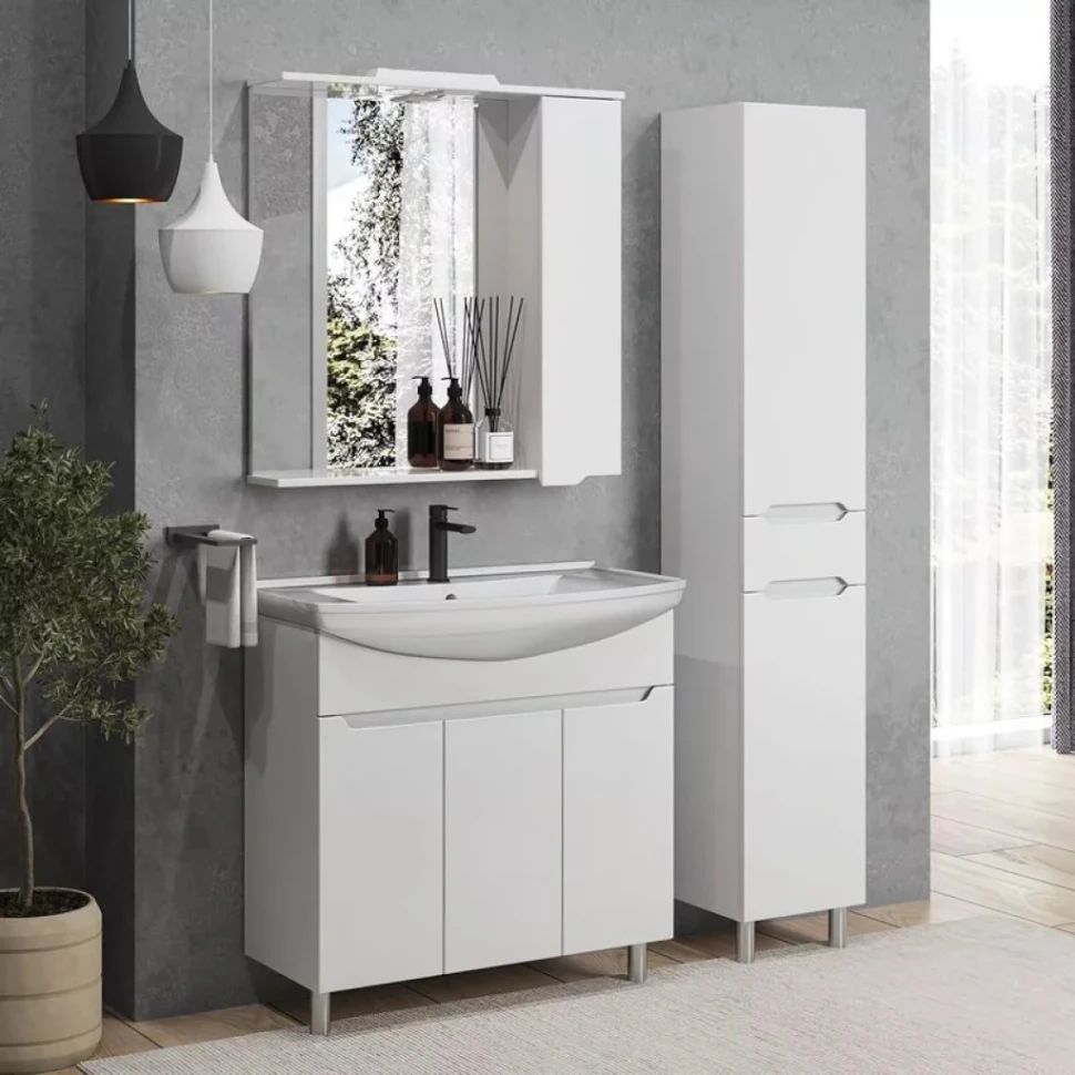 Зеркало SanStar Bianca 80 белое