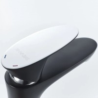 Смеситель для раковины Shevanik S9801H черный, хром
