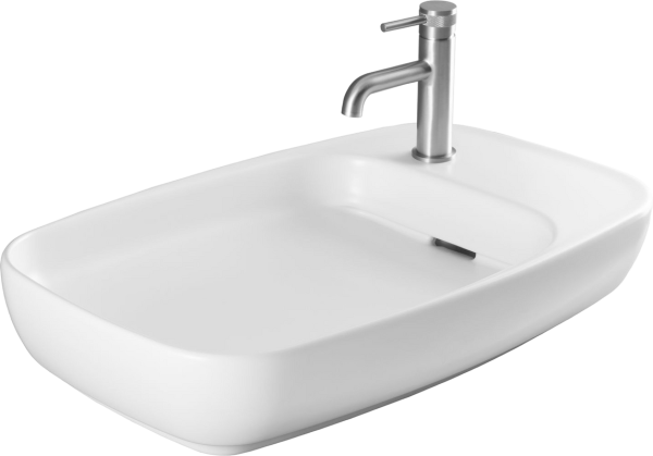 Накладная раковина Allen Brau Liberty 2 70х43 белая матовая