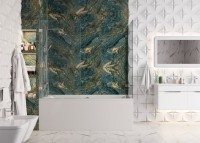 Акриловая ванна Vagnerplast Veronela 180x80 см, пристенная, ультрабелая, с каркасом