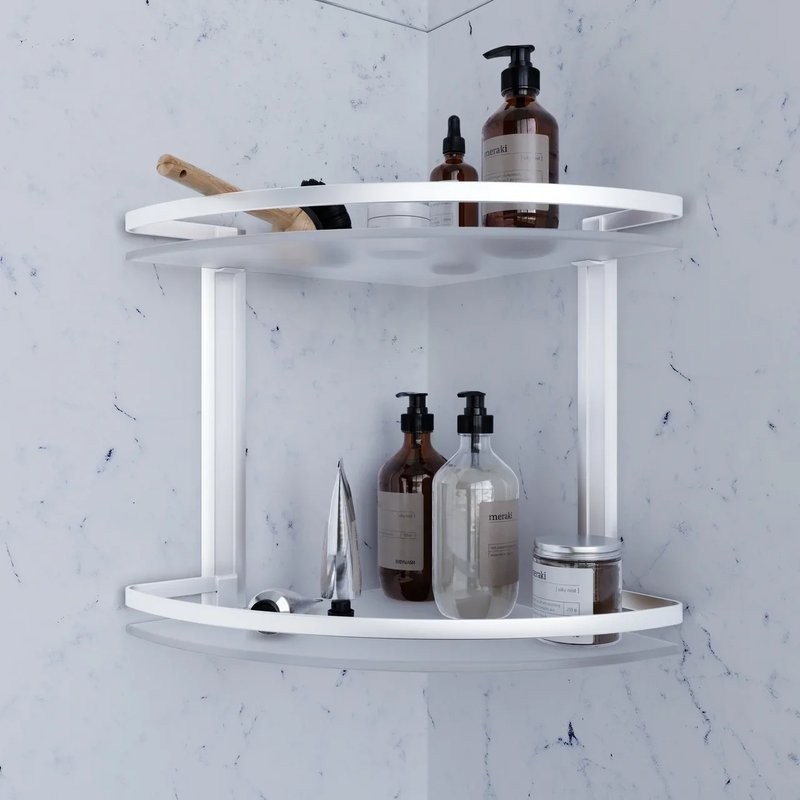 Полка AM.PM Sense L A7456200 2-ярусная, серебристая