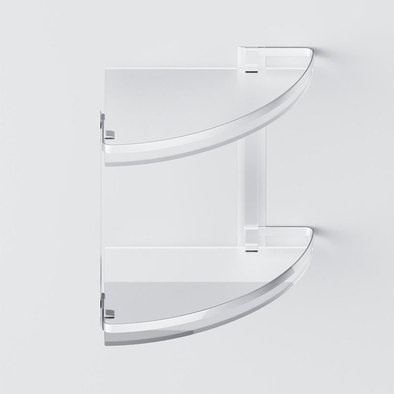 Полка AM.PM Sense L A7456200 2-ярусная, серебристая