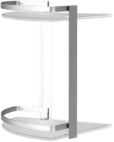 Полка AM.PM Sense L A7456200 2-ярусная, серебристая Полка AM.PM Sense L A7456200 2-ярусная, серебристая