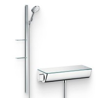 Душевой комплект Термостат Hansgrohe Ecostat Select 13161000 + Гарнитур Raindance Select S 27646000