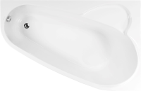 Акриловая ванна Vagnerplast Selena R 160x105 см, угловая, правая, пристенная, ультрабелая, асимметричная, с каркасом