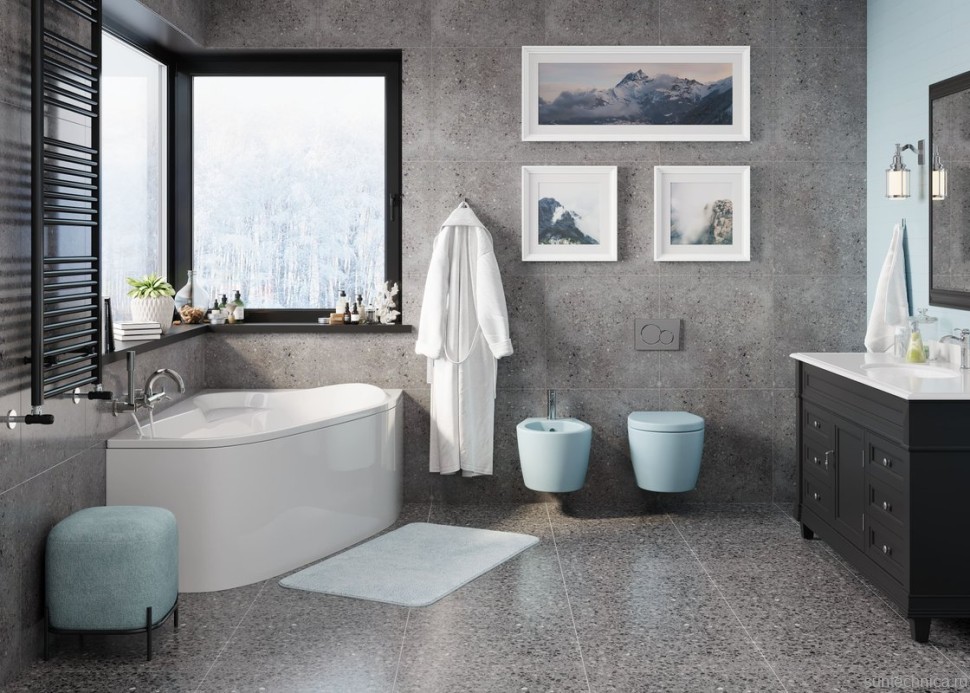 Акриловая ванна Vagnerplast Selena R 160x105 см, угловая, правая, пристенная, ультрабелая, асимметричная, с каркасом