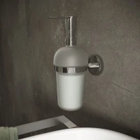 Дозатор для жидкого мыла DEKOR BANYO Alina A40 5012 настенный, хром Дозатор для жидкого мыла DEKOR BANYO Alina A40 5012 настенный, хром