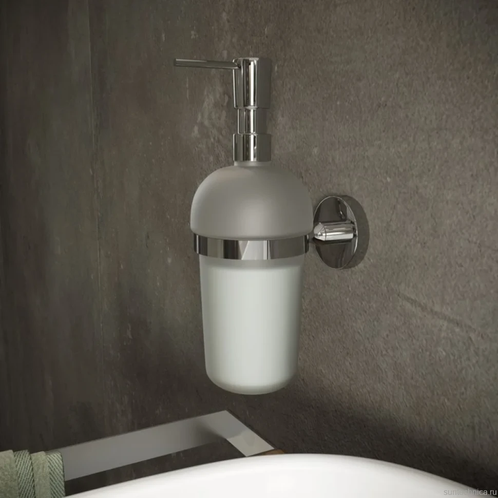 Дозатор для жидкого мыла DEKOR BANYO Alina A40 5012 настенный, хром