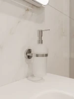 Дозатор для жидкого мыла DEKOR BANYO Alina A40 5012 настенный, хром Дозатор для жидкого мыла DEKOR BANYO Alina A40 5012 настенный, хром