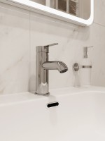 Дозатор для жидкого мыла DEKOR BANYO Alina A40 5012 настенный, хром Дозатор для жидкого мыла DEKOR BANYO Alina A40 5012 настенный, хром