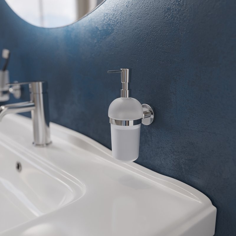 Дозатор для жидкого мыла DEKOR BANYO Alina A40 5012 настенный, хром