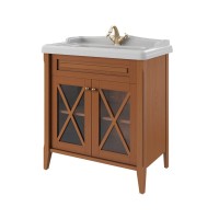 Тумба с раковиной Caprigo Napoli 80 напольная, орех гварнери