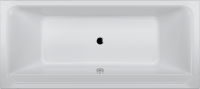 Акриловая ванна AM.PM Inspire V2.0 170x75 см, пристенная, белая, с каркасом