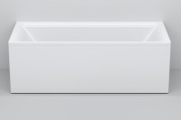 Акриловая ванна AM.PM Inspire V2.0 170x75 см, пристенная, белая, с каркасом