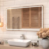 Зеркало Vigo Geometry Comfort 120 с подсветкой, с антизапотевателем