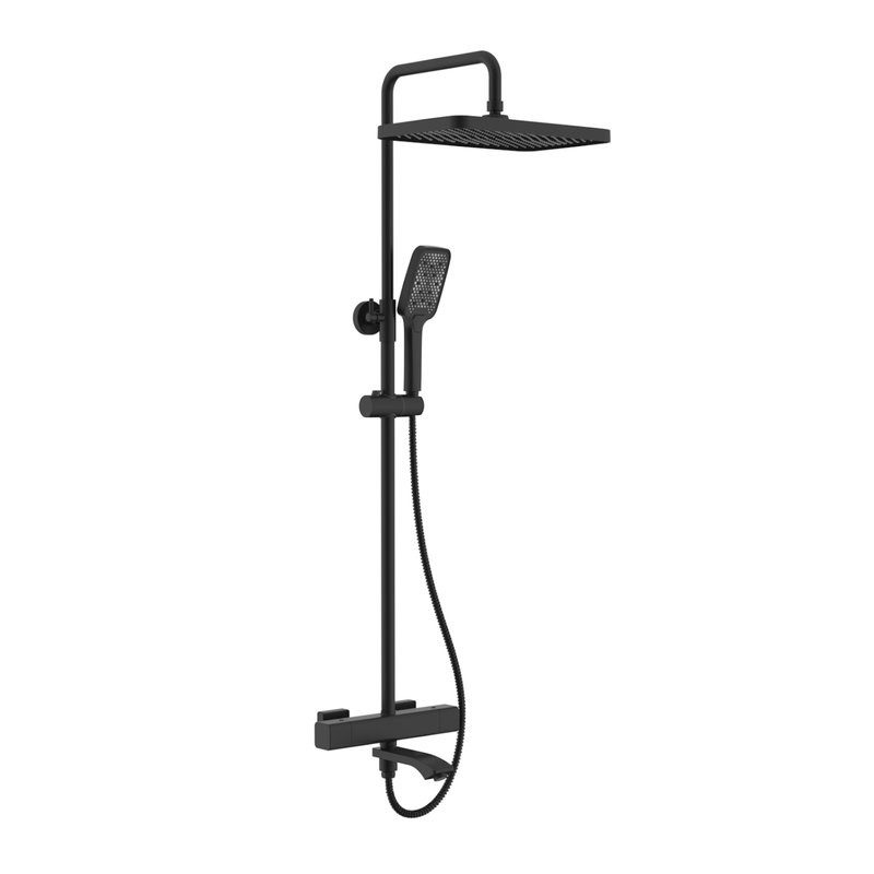 Душевая стойка Raglo R01.26.06 с термостатом, черный