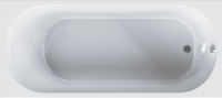 Акриловая ванна AM.PM X-Joy 170x75 см, пристенная, белая, с каркасом