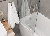 Акриловая ванна Vagnerplast Cavallo 150x70 см, пристенная, ультрабелая, с каркасом