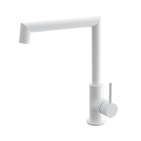 Смеситель для кухни Wonzon & Woghand WW-L1005-MW матовый белый