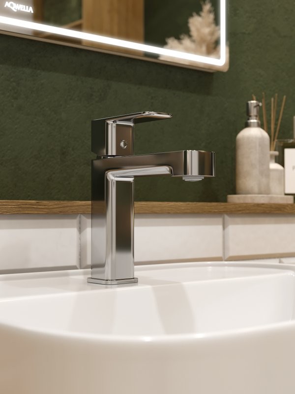 Смеситель для раковины хром, AQUAme Parma AQM6610CR