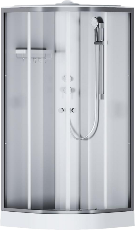 Душевая кабина AM.PM X-Joy W94C-401-090MT 90х90 см, низкий поддон, матовый хром