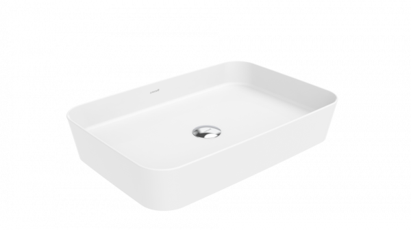 Накладная раковина Creavit Loop LP060-00CB00E-0000 белая глянцевая