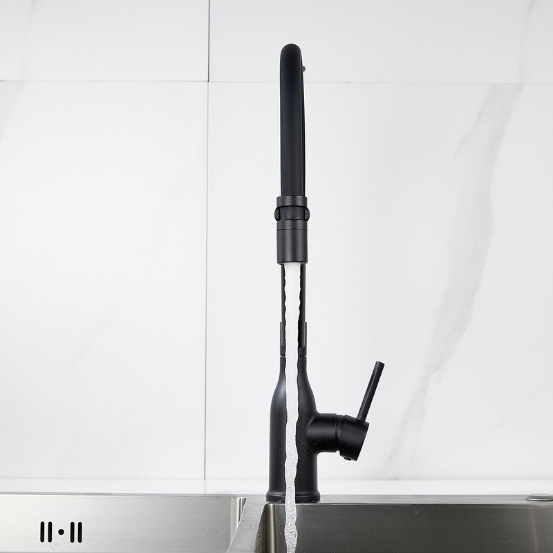 Смеситель для кухни Shevanik S343H-3 черный