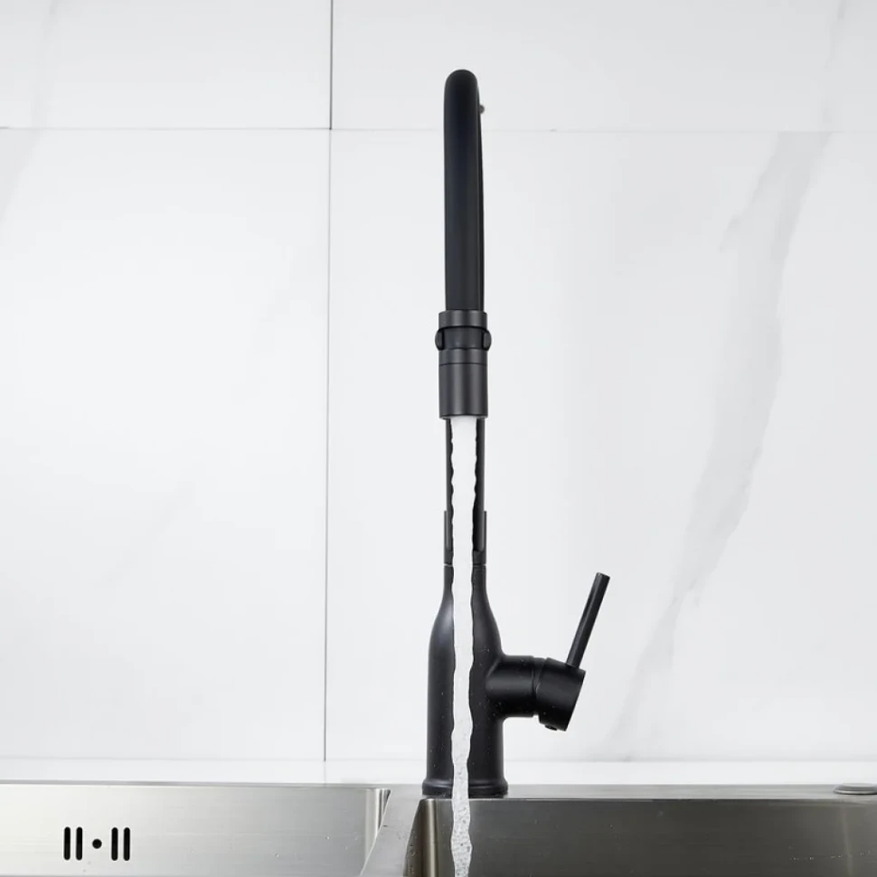 Смеситель для кухни Shevanik S343H-3 черный