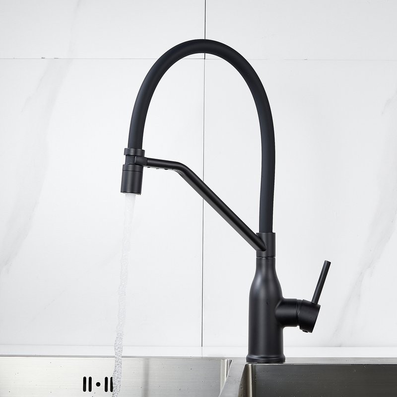 Смеситель для кухни Shevanik S343H-3 черный