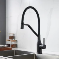 Смеситель для кухни Shevanik S343H-3 черный