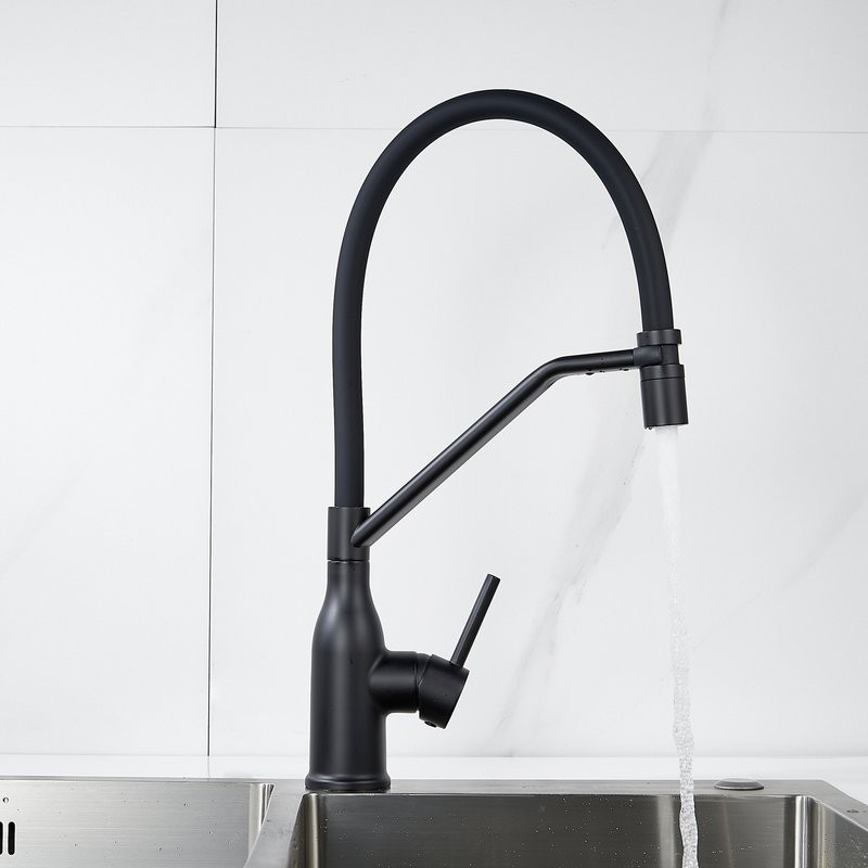 Смеситель для кухни Shevanik S343H-3 черный