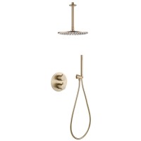 Душевой комплект Abber Wasser Kreis AF8121G С ВНУТРЕННЕЙ ЧАСТЬЮ, матовое золото