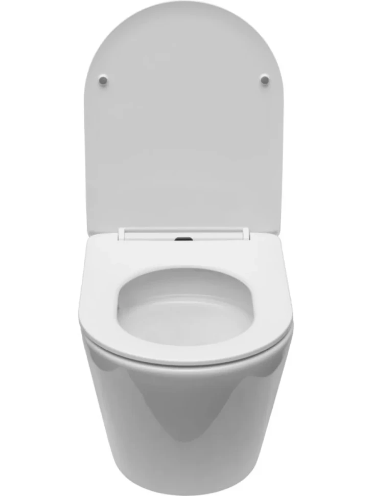 Комплект Унитаз подвесной Aquanet Logan Tornado 340298 безободковый, с микролифтом, глянцевый белый + Инсталляция TECE Now 9400412 4 в 1 с кнопкой смыва
