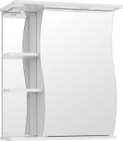 Зеркало-шкаф Style Line Эко Волна Волна С 60 белое, с подсветкой