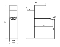 Смеситель для раковины Olive'S Valdo VL13100 хром Смеситель для раковины Olive'S Valdo VL13100 хром
