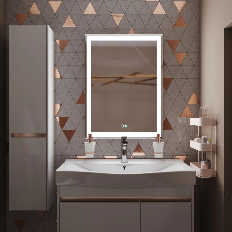 Зеркало Mixline Минио -2 60 с подсветкой, с подогревом