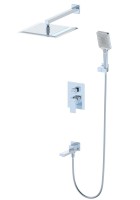 Душевой комплект Wonzon & Woghand WW-88939016-CR С ВНУТРЕННЕЙ ЧАСТЬЮ, хром