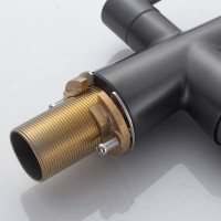 Смеситель для кухни с подключением фильтра Shevanik S528T, оружейная сталь