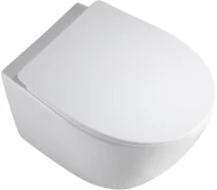 Комплект Унитаз подвесной Orange C07 C07-150W безободковый, с микролифтом + Инсталляция Grohe Rapid SL 38772001 3 в 1 с кнопкой смыва